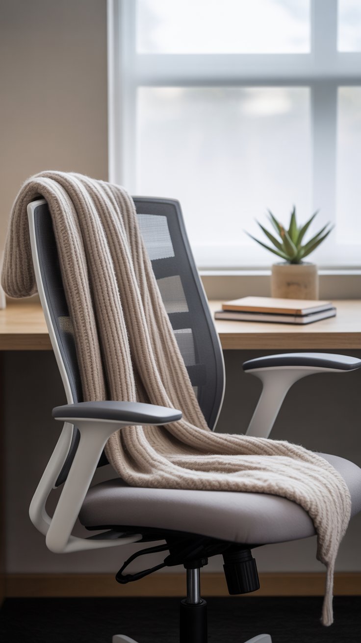 Soft Throw Blanket Over Your Chair