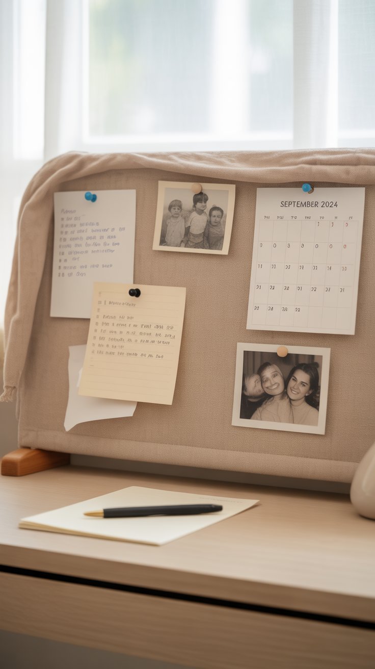 Personalize Your Bulletin Board with Fabric