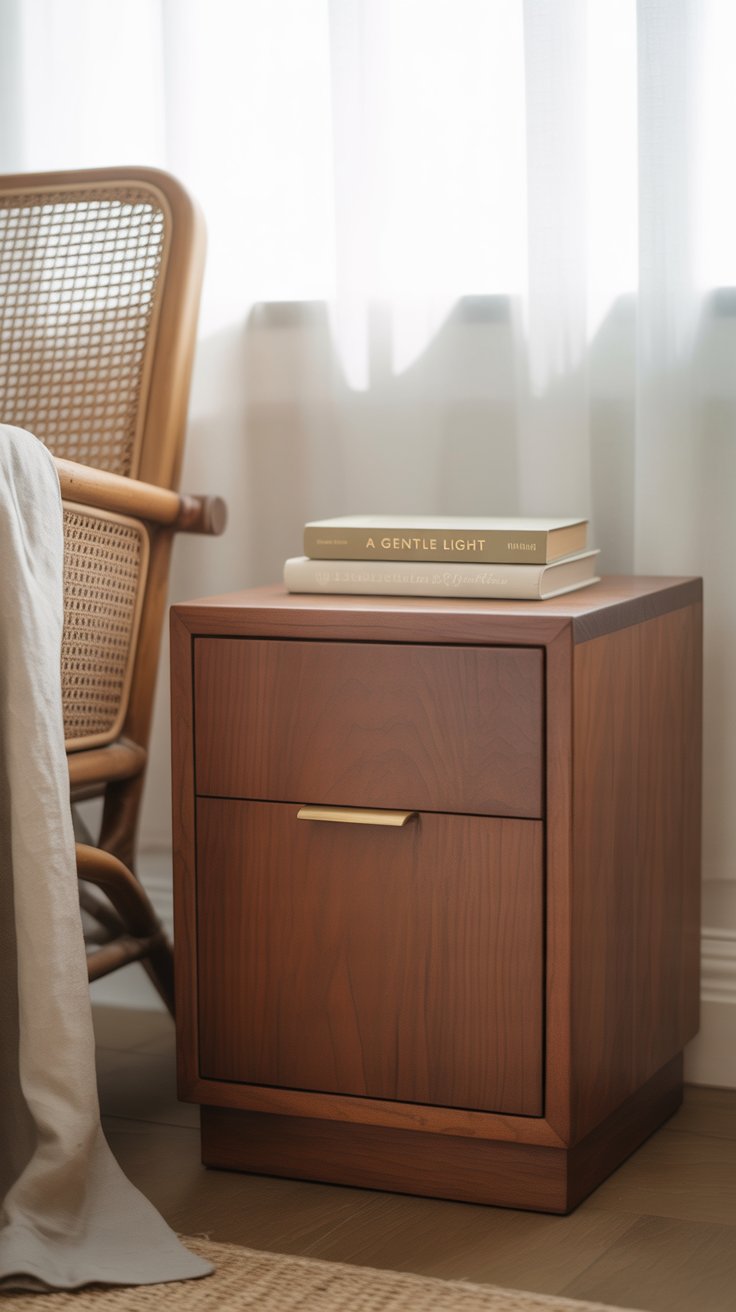 Add Rattan or Cane Accents to Lighten Up the Room