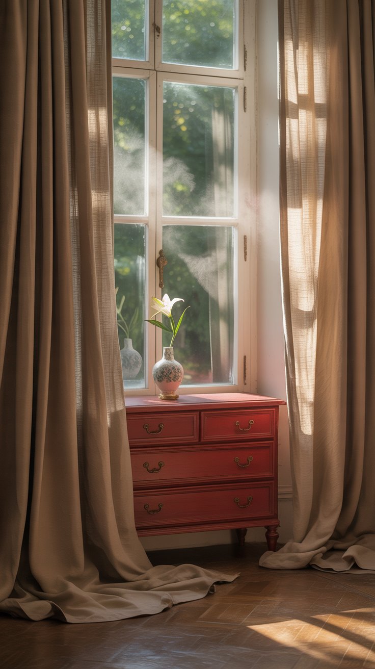 Hang Soft Linen Curtains