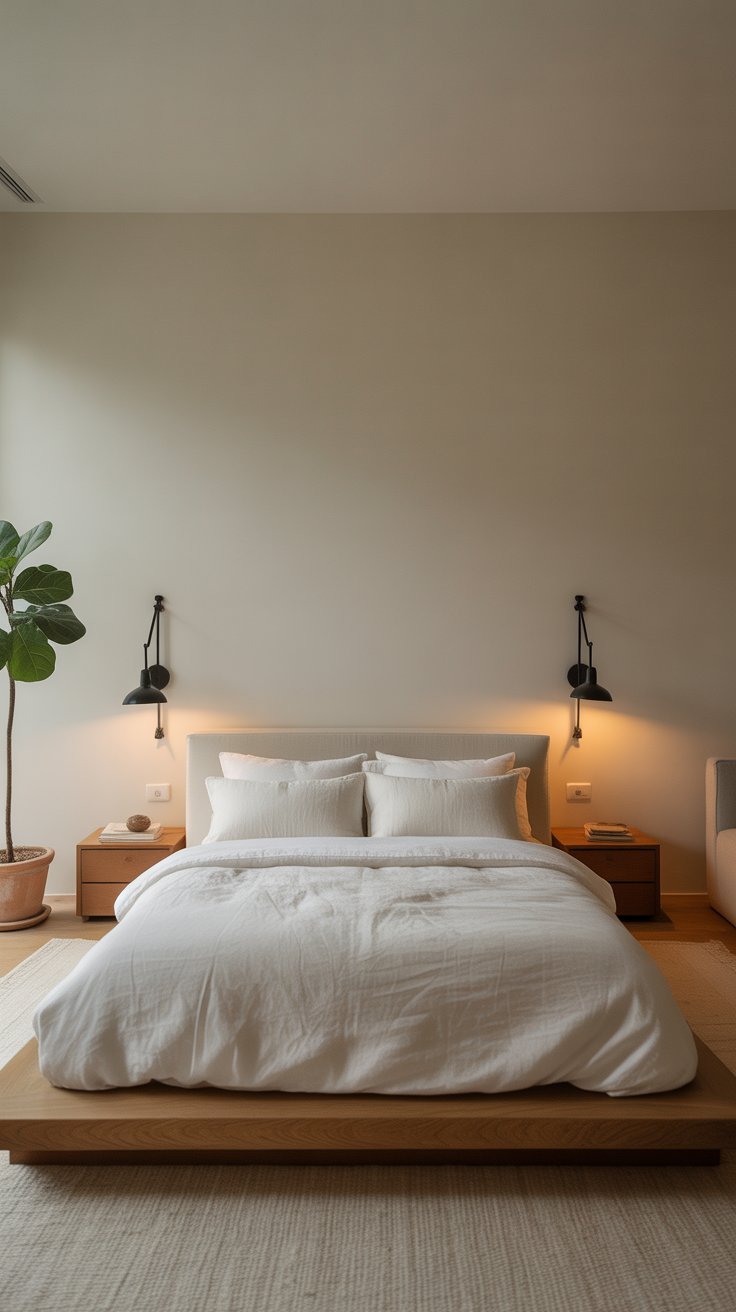 Mount Swing-Arm Sconces Instead of Table Lamps