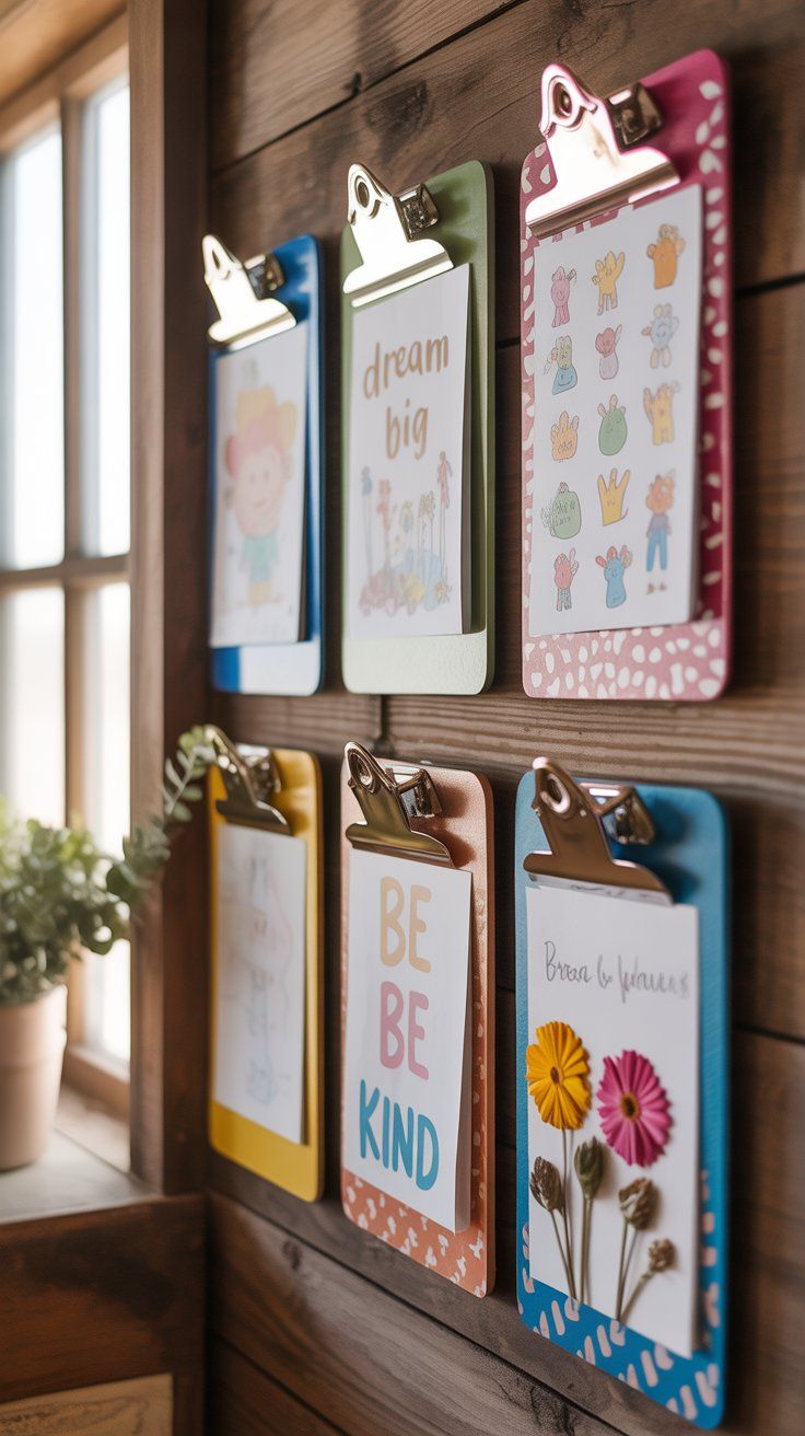 Build a DIY “Dream Board” with Clipboards, Washi Tape, and Mood Swatches