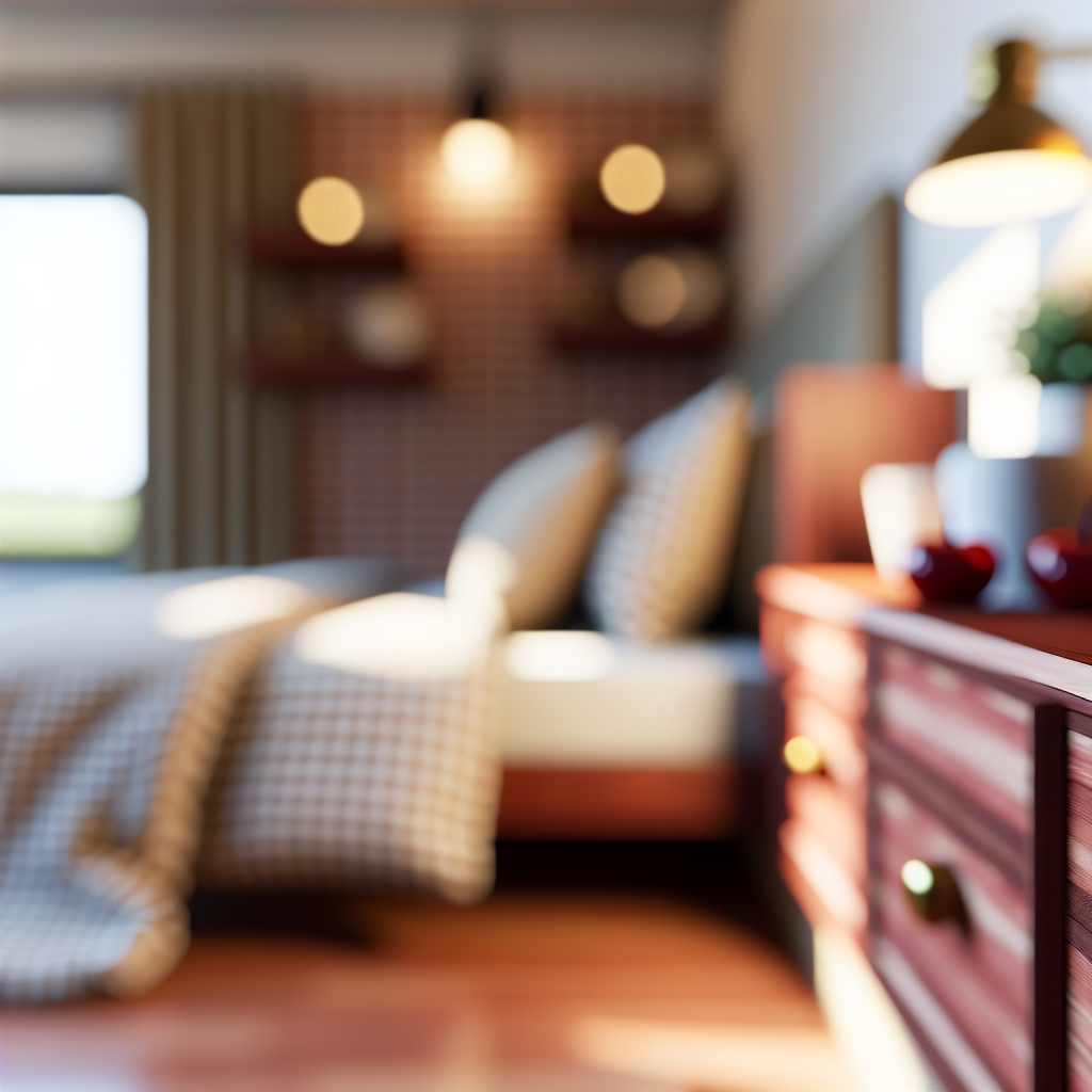 Should I use cherry wood in a small bedroom?