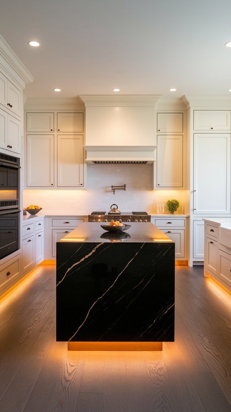 Luxury Black & White Kitchen Details That Feel Custom