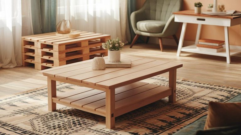 DIY Coffee Table Projects Anyone Can Build 01