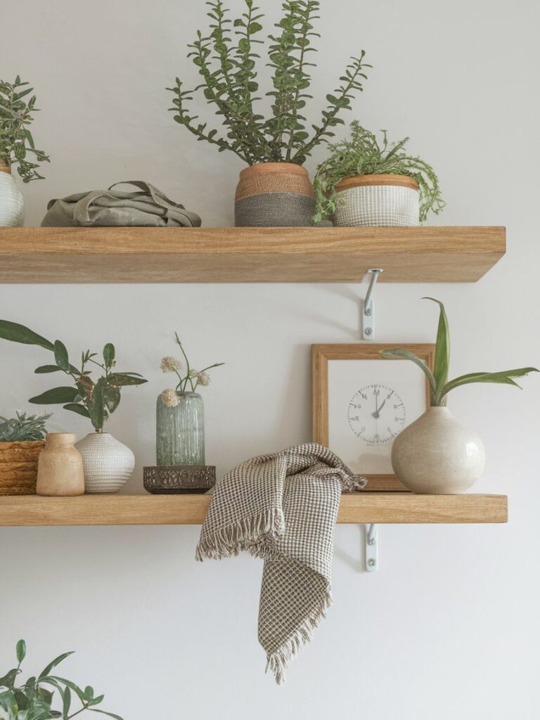 Floating shelf maintenance with dust-proofing and proper weight support for long-term durability