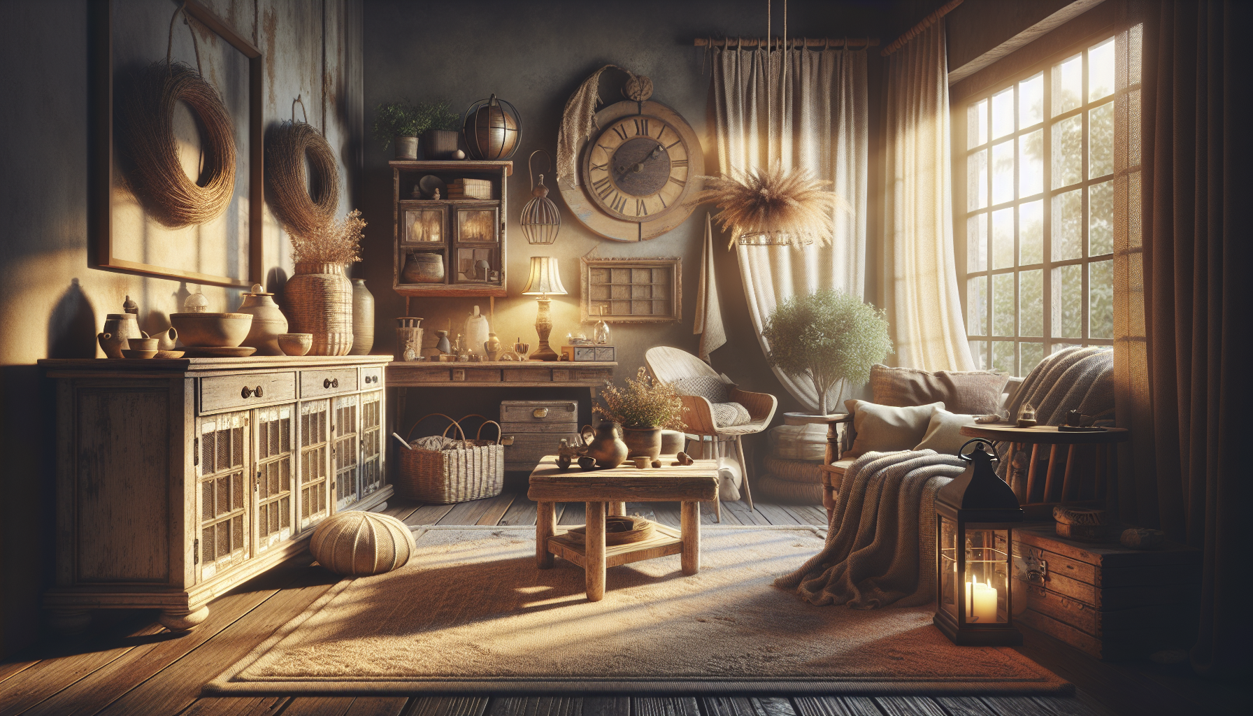 Where can I find affordable vintage rustic decor?