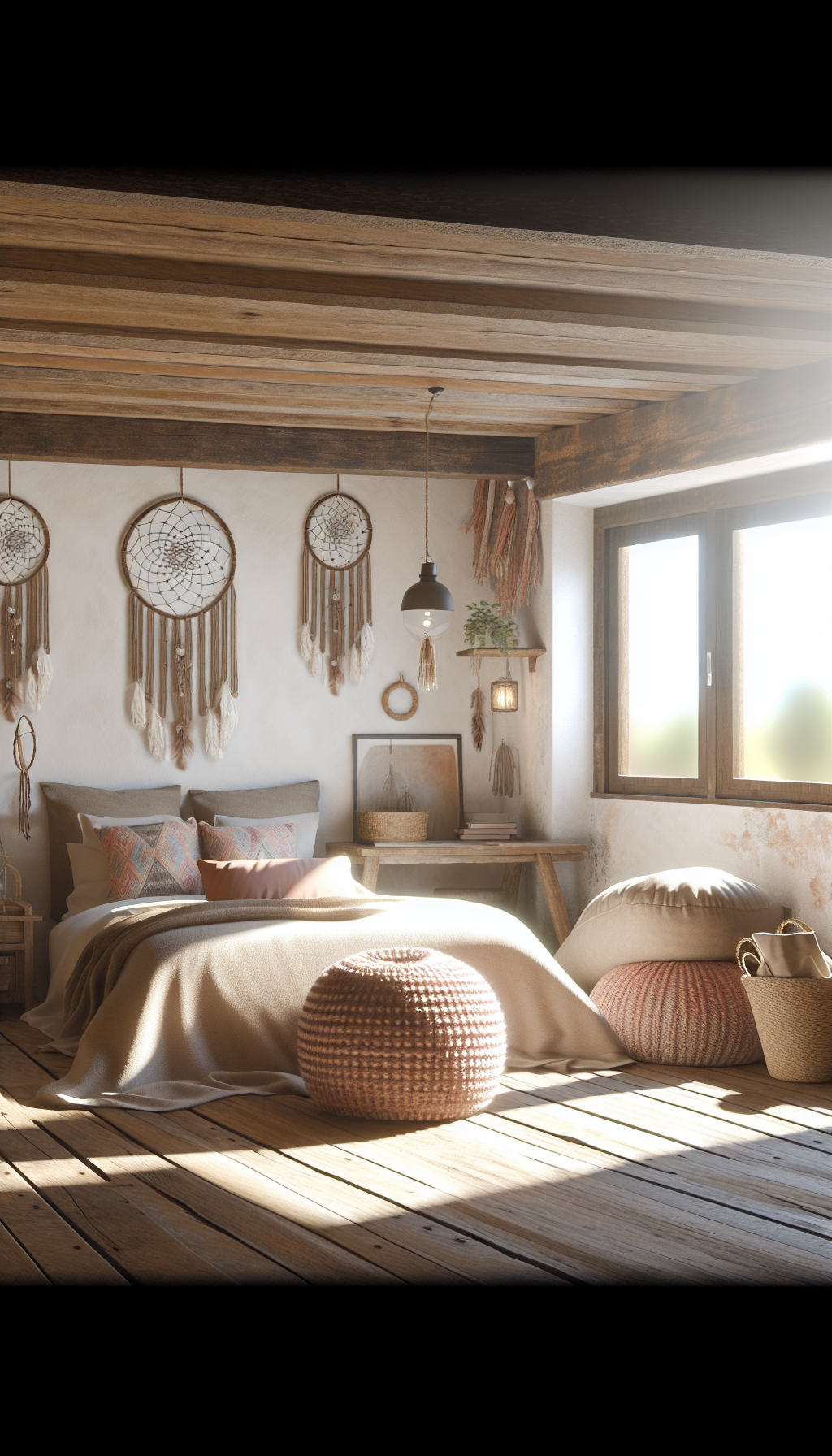 What’s the difference between boho and rustic bedroom decor?