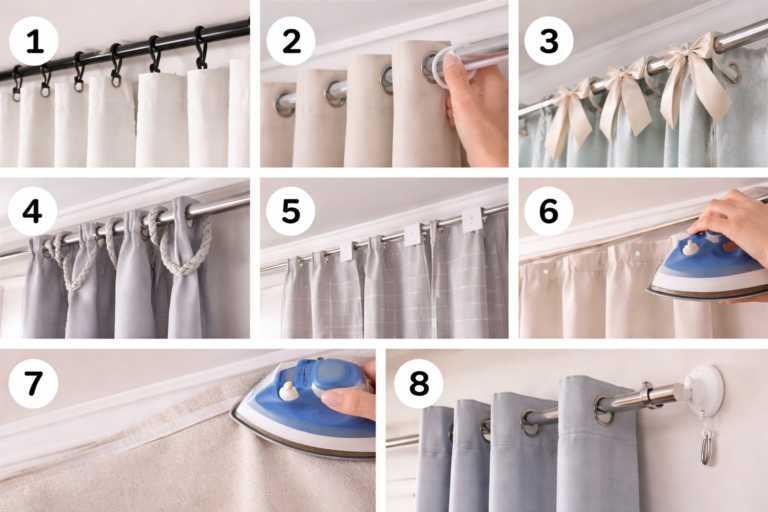 Easy No-Sew Curtain Hacks