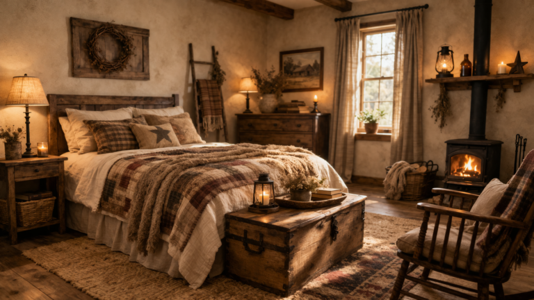 Primitive Bedroom Decorating Ideas
